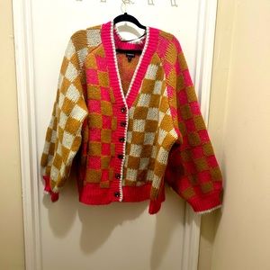 Torrid Checkered Cardigan